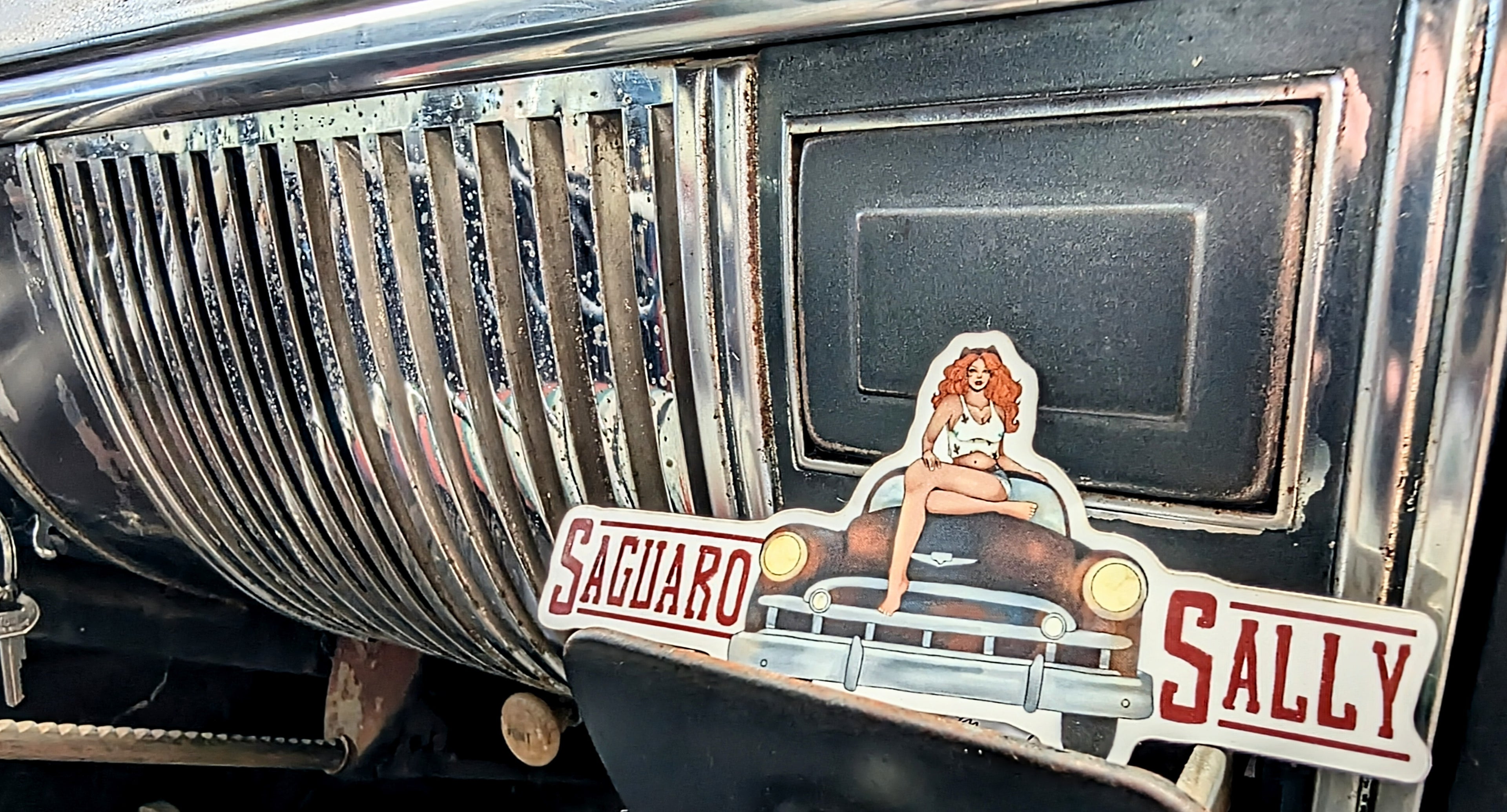 "Cruisin’ with Sally" Sticker