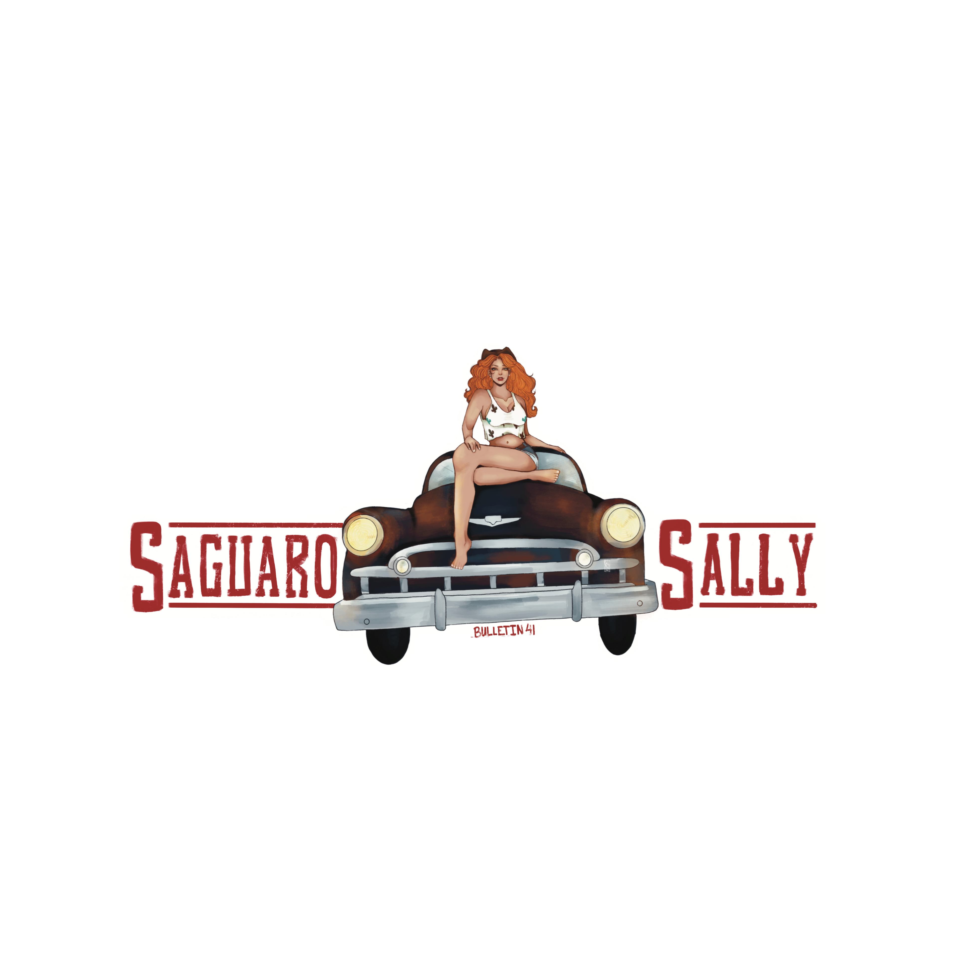 "Cruisin’ with Sally" Sticker